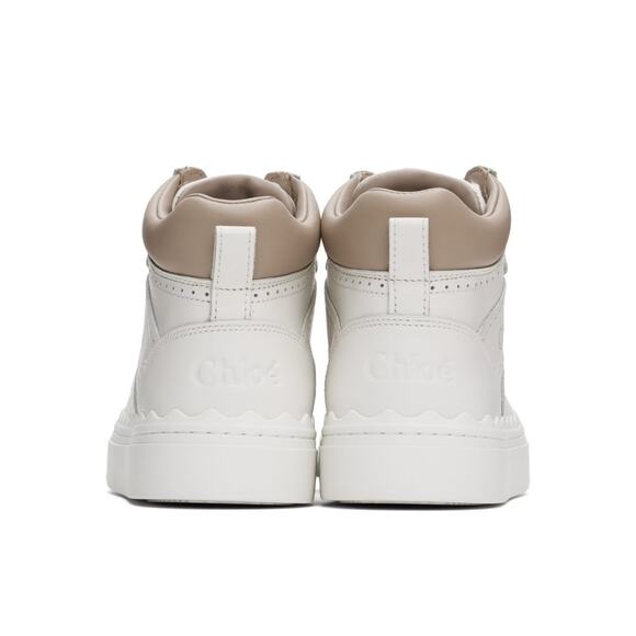 Chloe Womens Lauren Lace-Up Leather High-Top Sneakers 37 MSRP $790 - Picture 3 of 5